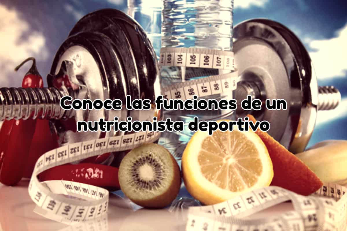 Las funciones de un nutricionista deportivo